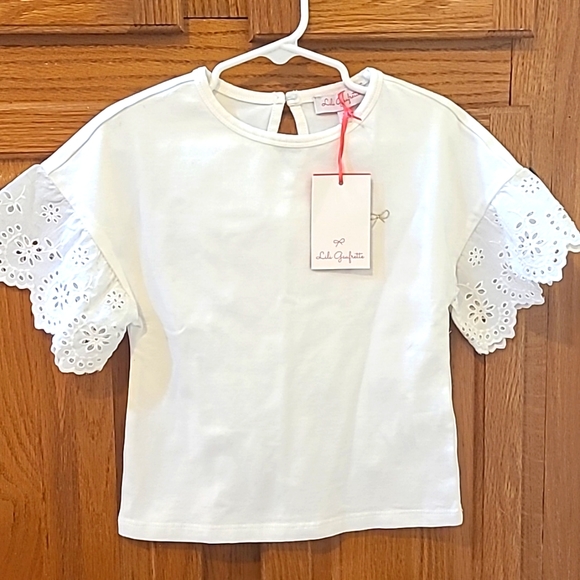 Lili Gaufrette Other - New Lili Gaufrette Stylish Lace Fancy White Top for a Girl. Size 5.